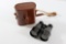 Antique Birdwatcher's Binoculars w/Case