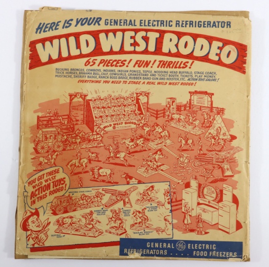 1952 General Electric Wild West Rodeo Set