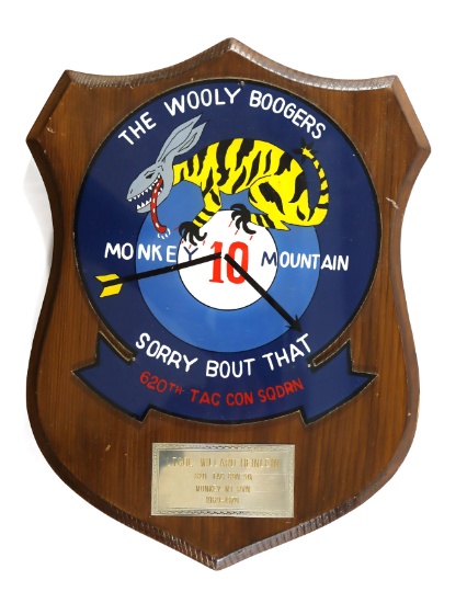 620th TAC CON SQD 'Wooly Boogers' Plaque