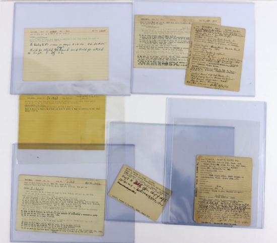 WWII Omar Bradley+Others Medical Cards