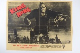 King Kong R-1960's Movie Poster