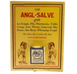 Antique ANGL-SALVE Counter Adv. Display