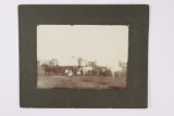 Antique Photo-Family w/Covered Wagons