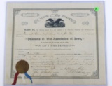 Civil War Iowa Prisoner Certificate