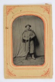 Rare 1870's Indian War Army Soldier Tintype