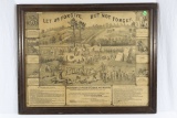1884 Andersonville Prison Lithograph