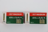 (2) Full Boxes .357 Magnum Cartridges