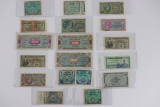 (19) Piece Lot of MPC/Military Currency