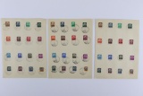 (3) Third Reich Souvenir Stamp Sets