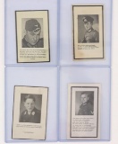 (4) Nazi Soldier Death Cards