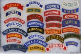 Vintage U.S. Army Patch Tab Collection