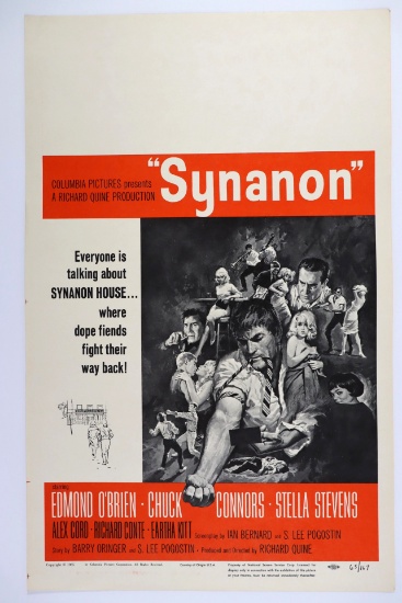Synanon WC Poster/Hypodermic Needle