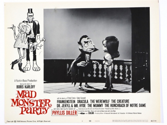 Mad Monster Party 1967 Lobby Card