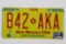 Dennis Hopper Collection/License Plate