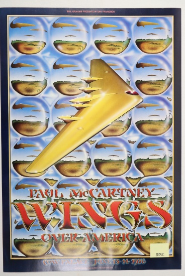 McCartney/Wings Over America Poster
