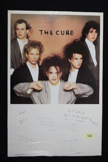 The Cure 1987 Commercial Poster