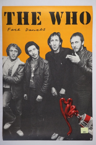 The Who/Face Dances Promo Poster