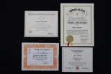 Dennis Hopper Collection/Certificates