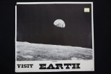 c.1967 Visit Earth/NASA Poster