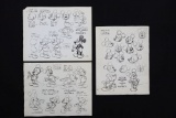 1938 Mickey Mouse Character Sheet