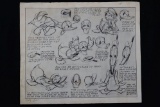 1938 Donald Duck Character Sheet