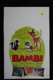 Bambi/1966R Walt Disney Window Card