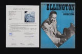 Duke Ellington Signed Program w/COA