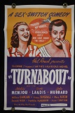 Turnabout 1960'sR 1-Sheet Movie Poster