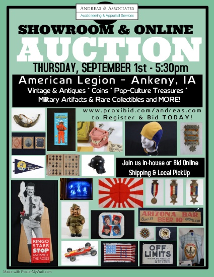 Antiques & Pop Culture Auction