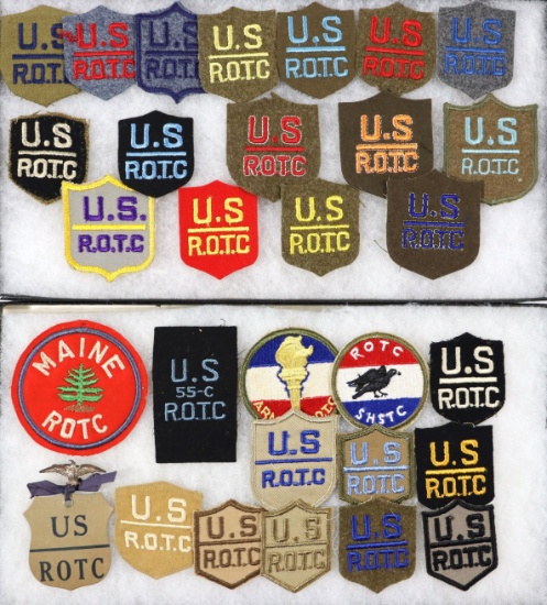 Rare Collection of US Military ROTC Patches