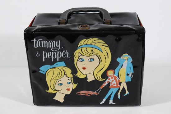 1962 Tammy and Pepper Vinyl Lunch Box