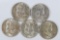 (5) 1951-D Silver Franklin Half Dollars