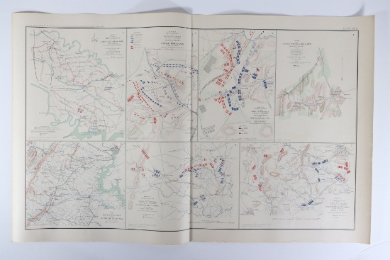 Bull Run Battlefield 1895 Map Plate #22