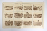 Civil War Rebel Forts 1895 Plate #127