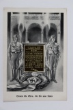 Nazi Honor Temple Propaganda Postcard