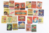 Group (25) Vintage Product Matchbooks