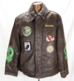 USN Vietnam Vet's XXXL Leather Jacket