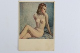 c.1935 German Nude Woman Postcard