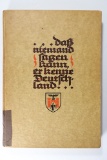 Nazi 1939 HC book on Munich