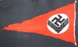 Rare!  Nazi RAD Pennant - 6 Feet