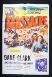 Massacre 1956 Western Movie Poster