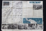 1944 Newsmap War Bonds/Burma Poster