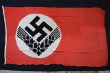 Large Nazi RAD Banner/Flag