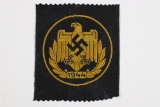 WWII Nazi Bevo Patch