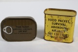 Vietnam War Pilots' Survival Food Packets