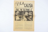 1969 Chicano Brown Beret 'La Causa' Paper