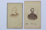 (2) CdV Civil War Photos - General Kearny