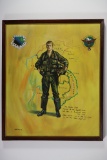 VN War Oil Painting of USAF Fighter Pilot