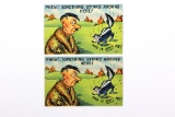 WWII Hitler/Skunk Cartoon Propaganda PCs