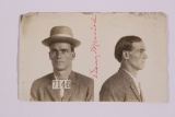 1917/1918 Prison Escapee Mug Shot Card